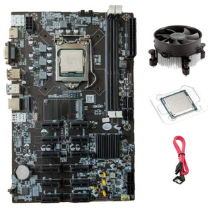 B75-BTC-12P,  12 x PCIE + Intel Celeron G Combo
