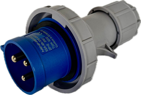 Miningod 32A 2P+E 230V Lockable Plug - Male