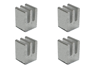 KS0 Mosfet Heatsinc 7x7x10 - 4 Pack