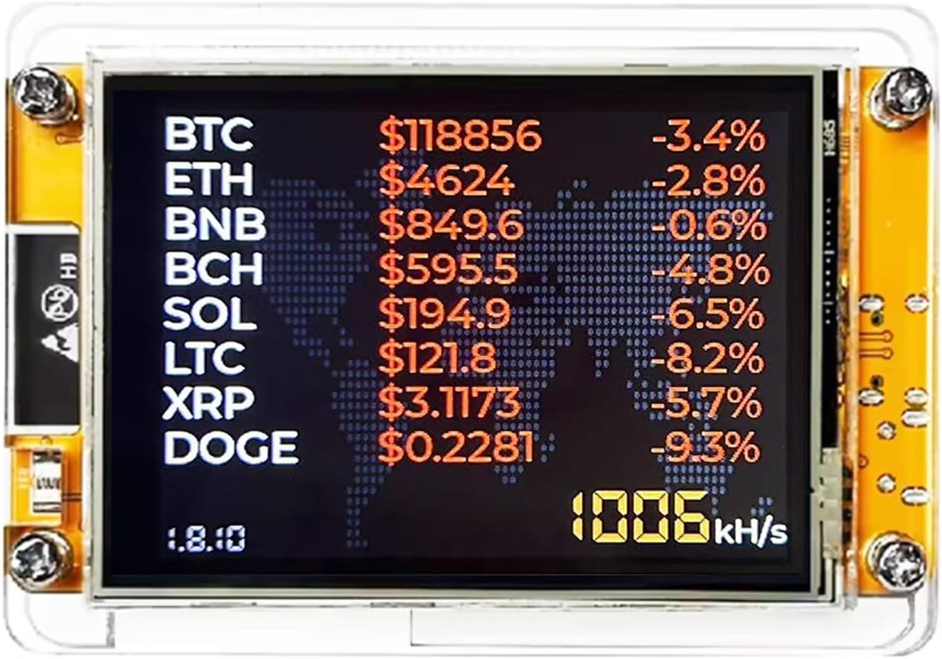 Nerdminer V2 1000k – hashrate