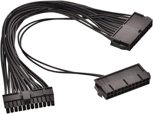 Dual Power Supply 24Pin Adapter Cable