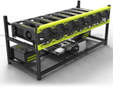 Veddha V4D Delux Stackable Aluminum Mining Frame - 8-12 GPU