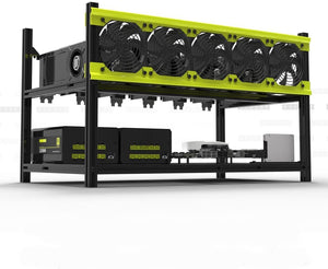 Veddha V4D Delux Stackable Aluminum Mining Frame - 6 GPU