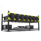 Veddha V4C Stackable Aluminum Mining Frame - 8-12 GPU