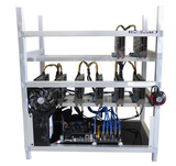 Stackable Crypto Mining Rig Frame, Upto 6 card support