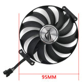 Asus GPU Replacement Fan Set 95mm - CF1010U12S - Black
