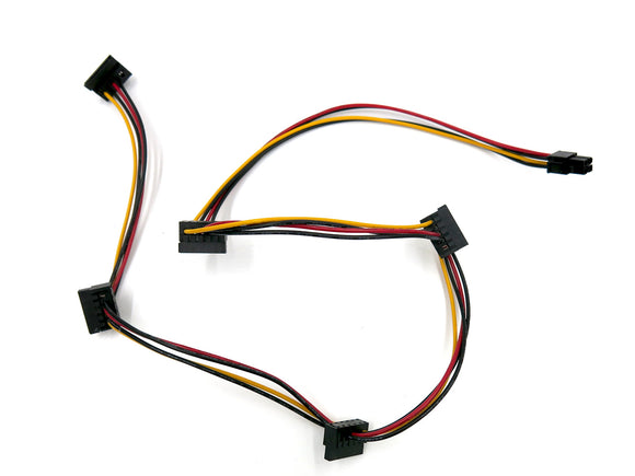 CHIX 4-pin to 5x SATA Power Cable