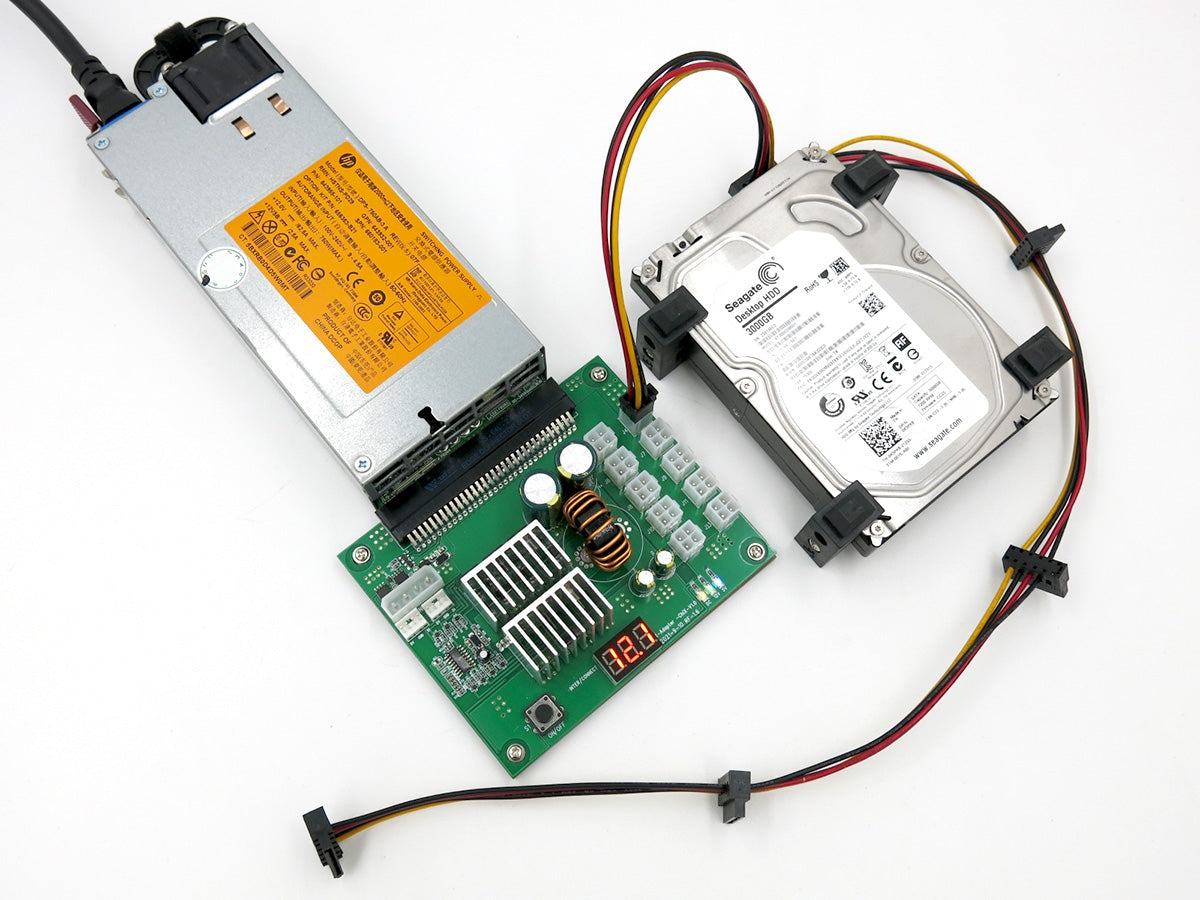 CHIX 4-pin to 5x SATA Power Cable – hashrate