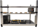 Stackable Crypto Mining Rig Frame, Upto 6 card support