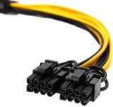 EPS CPU 8 Pin to Dual PCIE 8 (6+2) Pin Power Cable