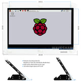 Waveshare 7inch Touch Screen - With Bicolor Case, HDMI LCD (C), 1024×600, IPS