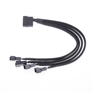 Molex to 4-Port 3Pin/4Pin Fan Splitter Power Cable - hashrate.co.za