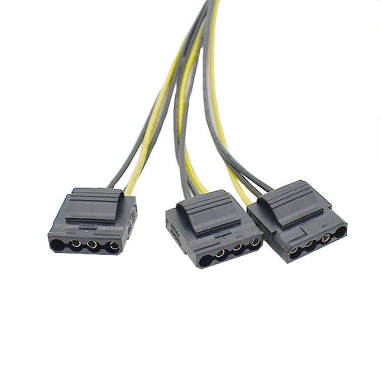 V6archive様3 6 Pin PCIe to 3x Molex 4 Pin 12v Power Cable – hashrate