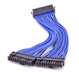 Dual 24Pin ATX Power Supply Y Splitter Cable