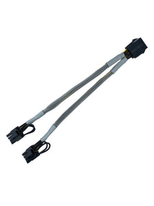Miningod Premium 20cm PCI-E 8pin to Dual 8pin (6+2) Sleeved Y-Splitter Cable