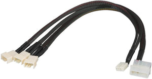 MININGOD Molex to 3x 3Pin/4Pin PWM Fan Splitter Cable