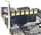 PCI Express to 6x PCIe over USB3.0 Multiplier Card - VER006S