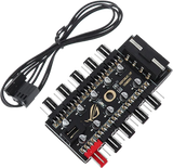 PWM Fan Hub - MOLEX to 10 x 4Pin - 4Pin Signal PWM Control
