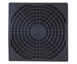 Plastic Fan Guard With Removable Filter - Black - 120mm