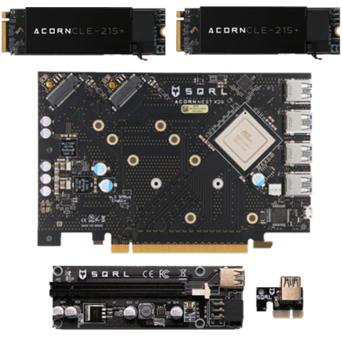 SQRL Acorn CLE-215+ & NestX2G Bundle - hashrate.co.za