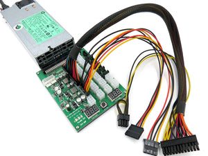 HP 1200W Server PSU + ZSX AMP Breakout Board KIT