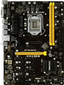 Biostar 12 x PCIe TB250-BTC PRO Mining Motherboard - hashrate.co.za